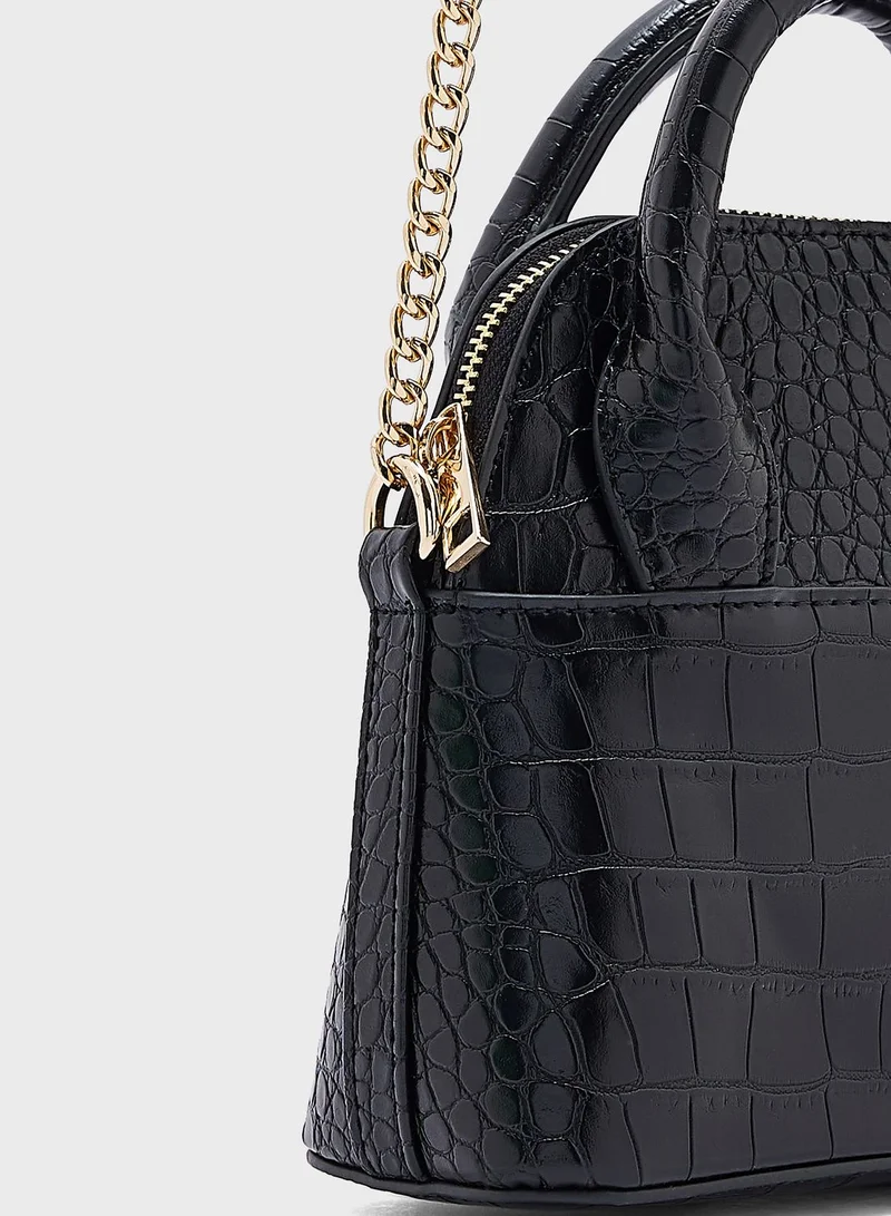 PIECES Pcsisse Croco Crossbody Bag