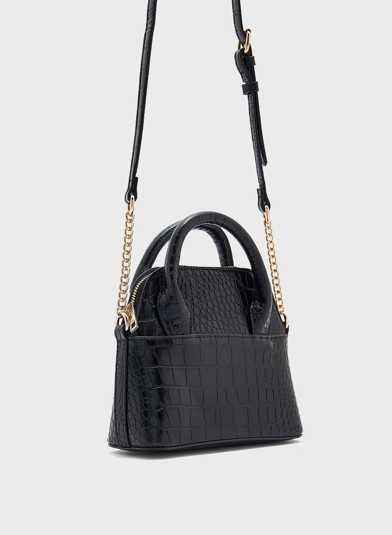 PIECES Pcsisse Croco Crossbody Bag