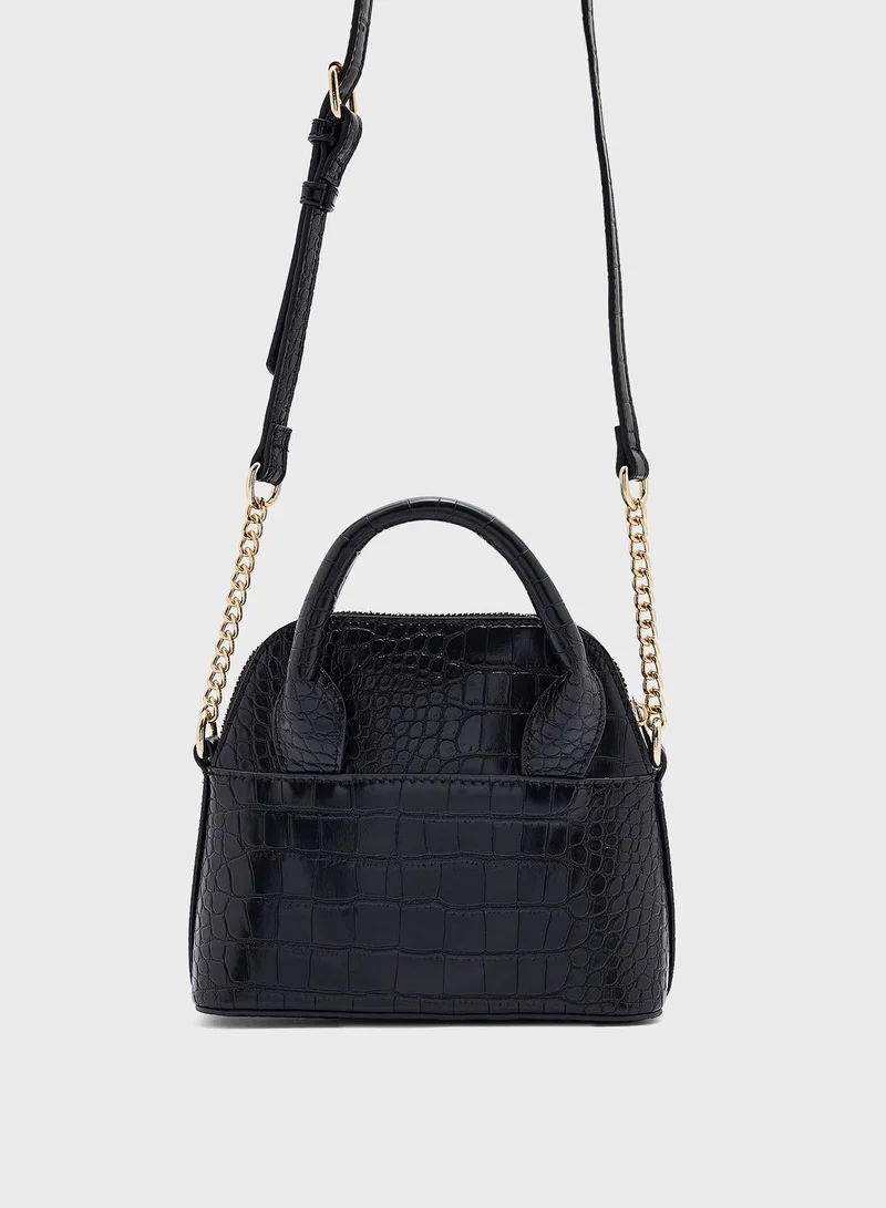 PIECES Pcsisse Croco Crossbody Bag
