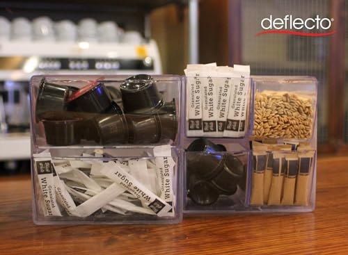 Deflecto Stackable Cube Organizer, Desk and Craft Organizer, 1 Drawer, Clear, Removable Drawer, 6"W x 6"H x 7"D (350801) - Image 5