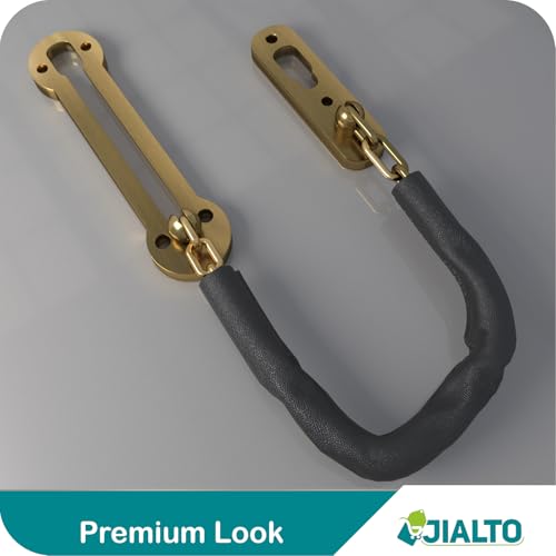 JIALTO Door Chain | Lock for Main Door | Premium Heavy Duty Door Latch | Door Chain Safety Lock for Kids Key Lock - Image 3