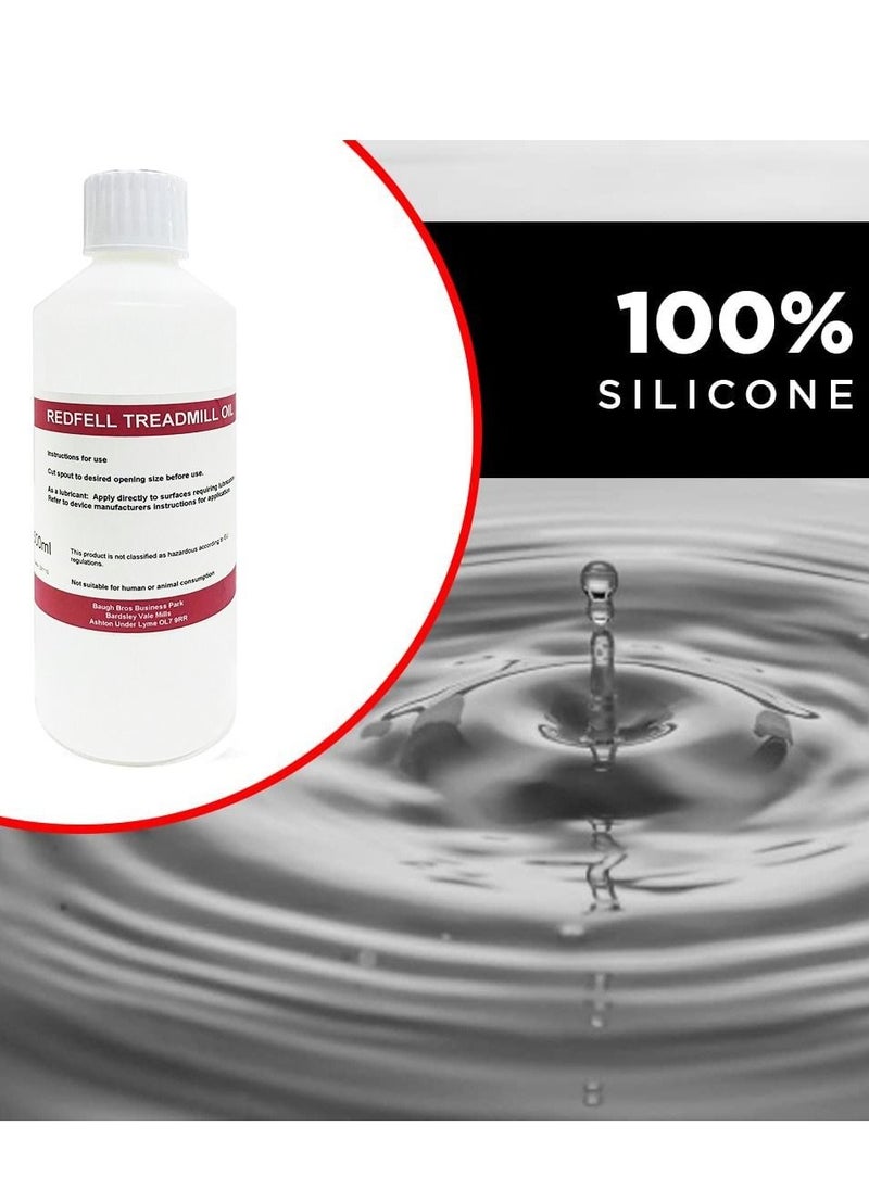 Redfell 100% Silicone Treadmill Oil Lubricant 500ml Nozzle Include  - Image 2