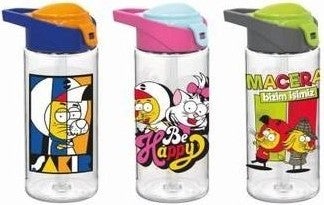 Gıpta Flask Kral Şakir Patterned Tritan 500 cc / 