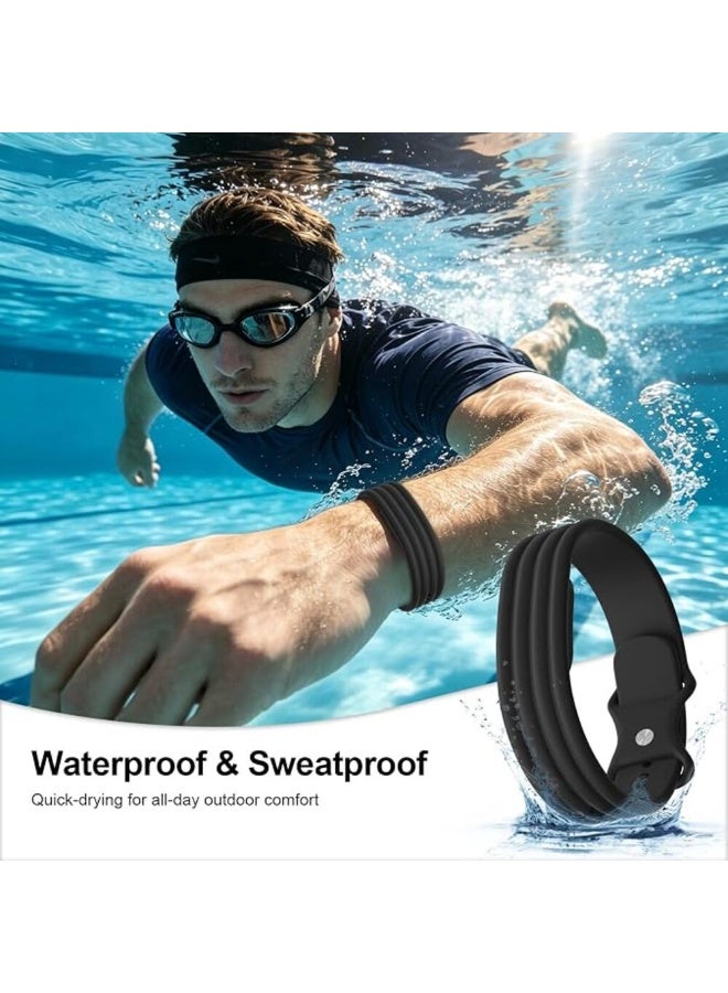 TEMPO Sport Silicone Bands Compatible with Google Fitbit Air Activity Tracker, Waterproof | Soft Breathable Workout-Friendly Replacement Strap for Women Men Daily Wear,Sweatproof Wristband - Image 5