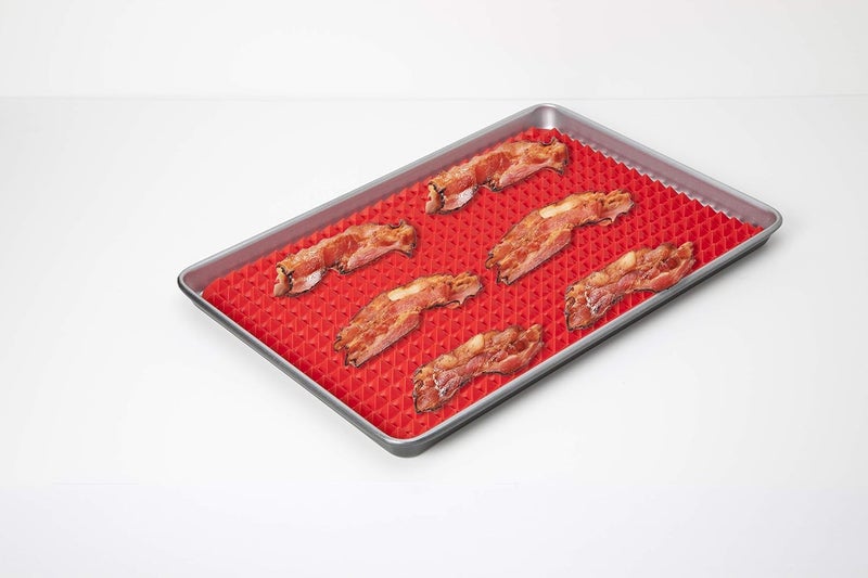 Generic Silicone BBQ Mat, Heat-Resistant, for Grilling, Baking, and Draining Fried Foods, Multi-Purpose Oven Mat, .sl - Image 1