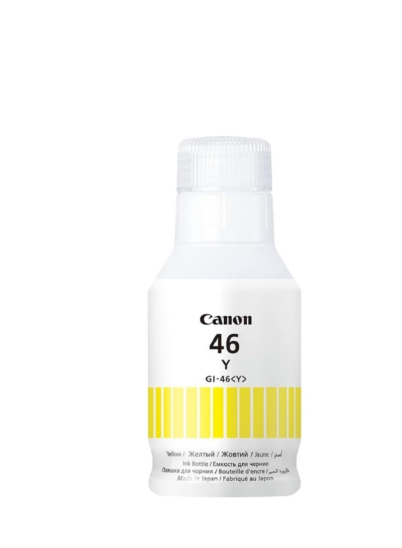GI-46Y, Yellow Ink Bottle, Prints Up to 14,881 Pages, 135 ml