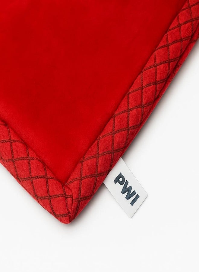 PWI Baby Wrapper Blanket for Newborn | Ultra Soft Cloudy Fabric | Double Layer for All-Season Use | 80x110 cm | Swaddle Blanket for 0-3 Years (Red) - Image 5