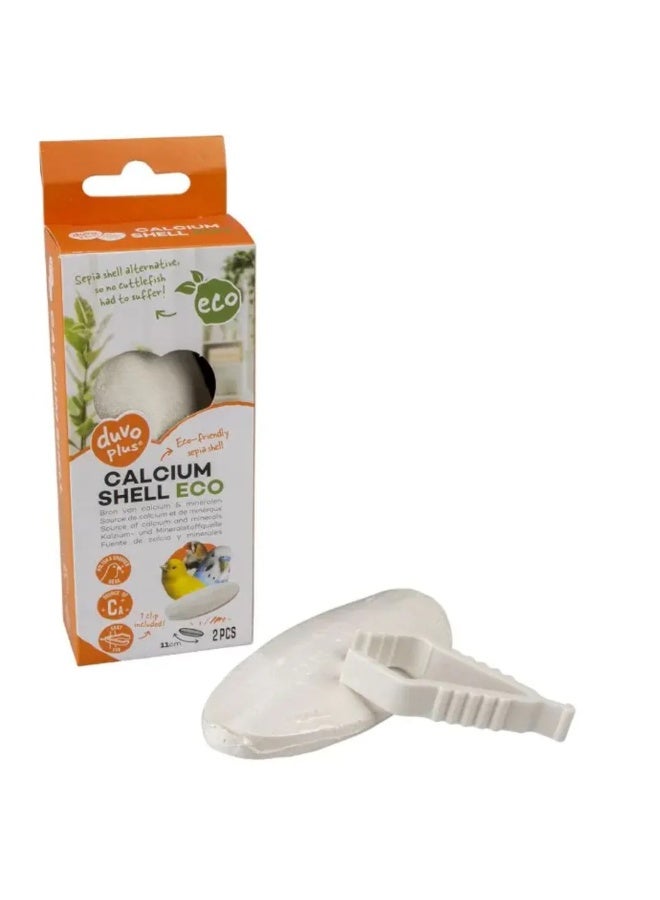 Duvo + Duvo+ Calcium Shell ECO White For Bird 2st -11cm - Image 1