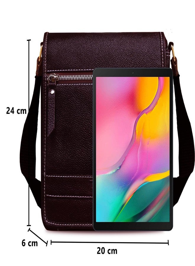 ABYS Genuine Leather Sling | Crossbody | Messenger Travel Bag for Men and Women - Image 3