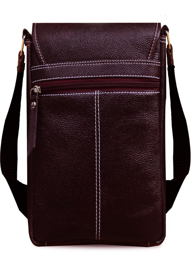 ABYS Genuine Leather Sling | Crossbody | Messenger Travel Bag for Men and Women - Image 2