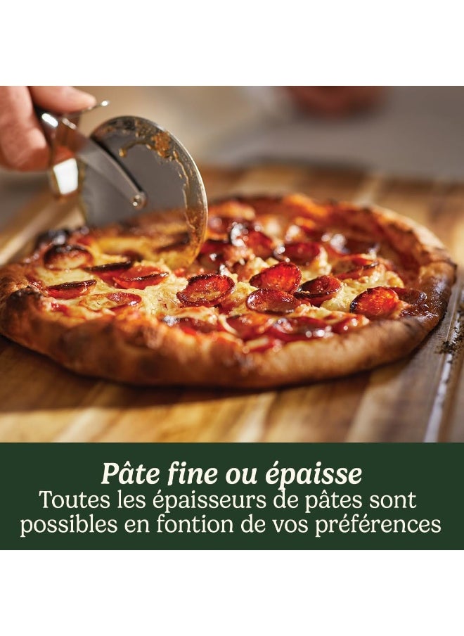 Cuisinart Cuisinart Pizza Oven | For Indoor Use | Wood Burning Flavour in 5 Minutes | Pizza Set Included: Pizza Peel, Cutter, Stone and Deep Shape | Adjustable Time and Temperature up to 400°C  - Image 3