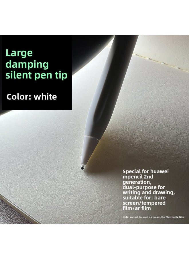 Damping Mute Nib For HuaweiMpencil2 Star Flash 3 Generation AR Tempered Film Small Blackhead Non-slip Soft Pen Head-Color:Real Purple 【mute Nib】 【For Huawei2/3 Generation Pen Dedicated】】  - Image 4
