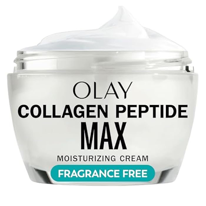 Olay Collagen Peptide Face Moisturizer, Firming Cream for Women, Fragrance-Free, Non-Greasy - Hydrating, Anti-Aging, Anti-Wrinkle, Smoothing of Fine Lines, Tightening Skin Care - Niacinamide, 1.7 Oz - Image 1