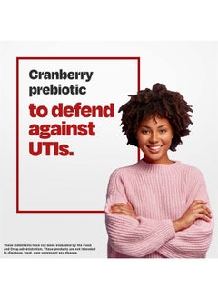 Cystex Urinary Tract Infection Support, Cranberry Prebiotic Supplement for UTI Protection & Urinary Health Maintenance, D-Mannose & Vitamin C, 7.6 oz (2 Pack)  - Image 1