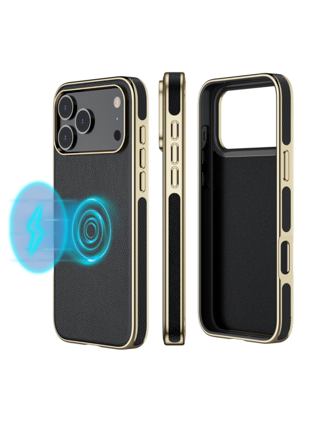 aookay Aookay Case For iPhone 17 Pro Max With Magsafe Electroplated Leather With Microfiber Li Z76ACB772B5C3C6DBB078Z