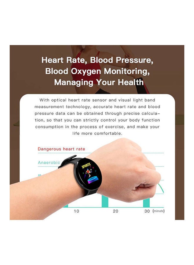 نيبمينينت ساعة يد ذكية D18 أحمر - Image 4