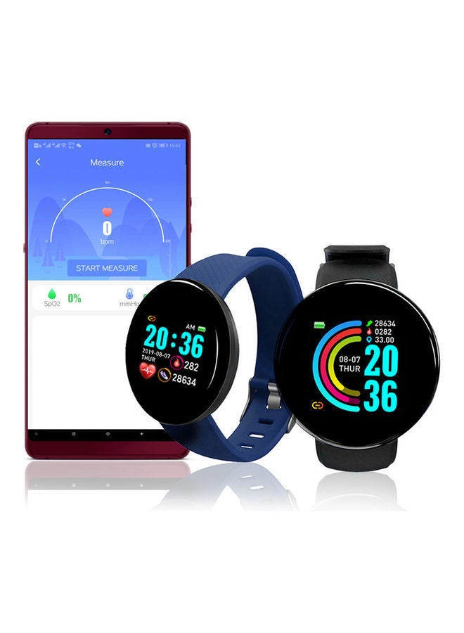 نيبمينينت ساعة يد ذكية D18 أحمر - Image 3