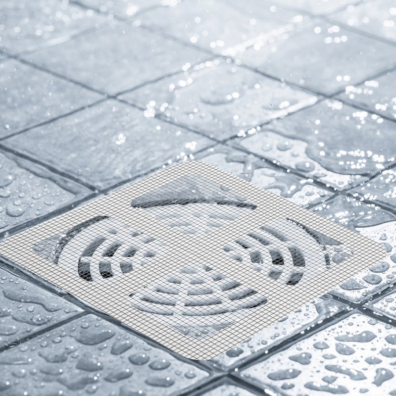 30pcs Bathroom Floor Filter Stickers Filter Shower Drain Filter Stickers Hair Decals - Image 5