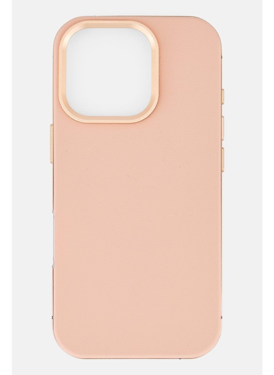 LEVELO iPhone 16 Pro Magsafe Compatible Silicone Case, Dusty Pink  - Image 1