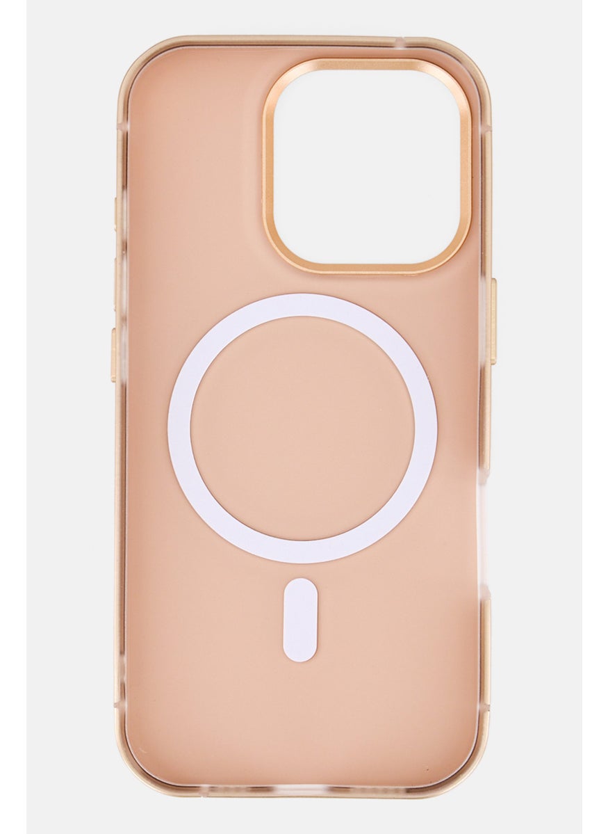LEVELO iPhone 16 Pro Magsafe Compatible Silicone Case, Dusty Pink  - Image 3