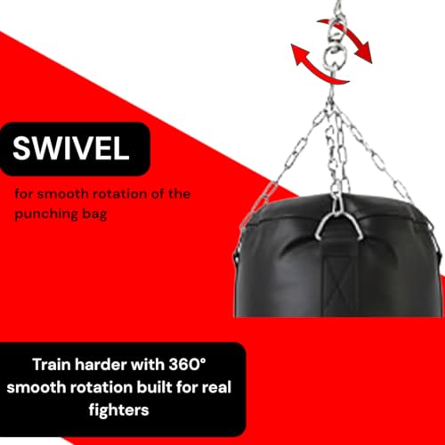 Aurion Steel Chain for Boxing Bag,Chain for Hanging Punching Bag for Home, Non-Corrosive Stainless Steel, 4 Strands & Solid S Hooks, Rust Proof, Industrial Strength, Adjustable Length for Boxing, MMA - Image 4
