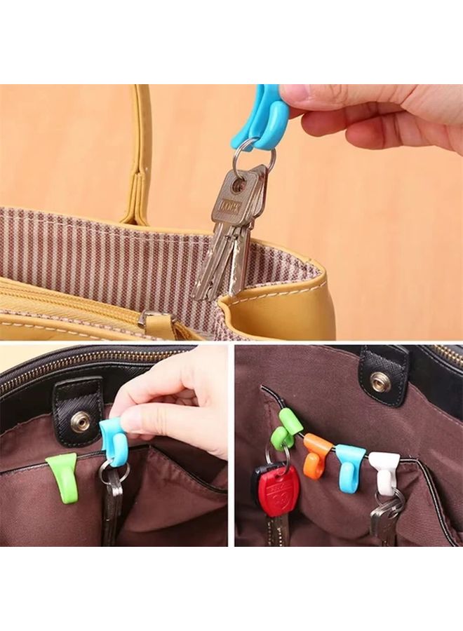 6pcs Key Clip Hook Anti Lost Keychain for Wallet Handbag Inside Placement - Image 3