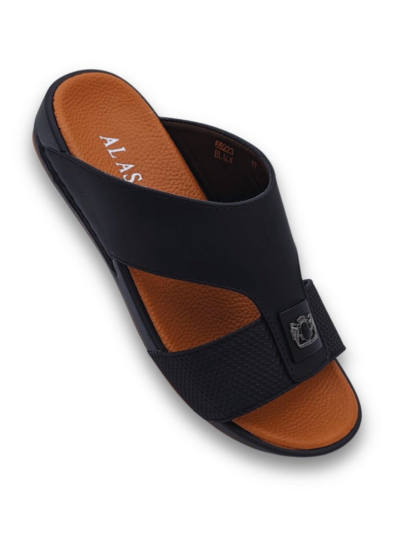 Aerosoft Men’s Slippers 65223 Black - Image 1