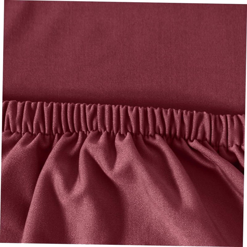 ABOOFAN Elegant Solid Polyester Elastic Split Stretchy Seat Protective Cover for Hotel Canteen Office - Image 5