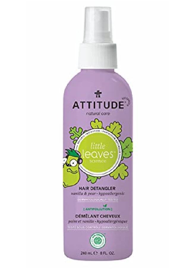 Attitude Hair Detangler For Kids Spray Bottle Hypoallergenic Plant And Mineralbased Formula Vegan And Crueltyfree Vanilla & Pear 8 Fl Oz  - Image 2
