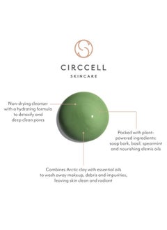 CIRCCELL CIRCCELL Geothermal Clay Cleanser - Hydrating Facial Cleanser - Arctic Clay and Essential Oils Deep Clean & Detox Skin - Hydrating Clay Face Wash or Mask for All Skin Types  - Image 4