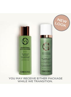 CIRCCELL CIRCCELL Geothermal Clay Cleanser - Hydrating Facial Cleanser - Arctic Clay and Essential Oils Deep Clean & Detox Skin - Hydrating Clay Face Wash or Mask for All Skin Types  - Image 2