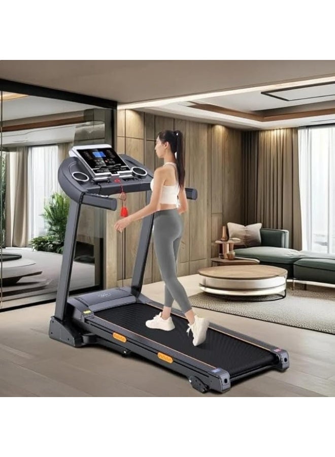 TrueFit Treadmill TRUE FIT 210 AC,3 HP motor, weight 135 kg screen to measure time, speed, distance, calories lost and heart rate, MP3 and hydraulic locking system, Speed ​​12 km/h And 12 programs - Image 1