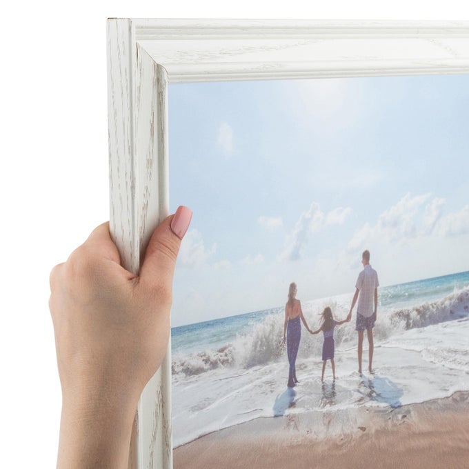 20x20 Inch White Picture Frame This 15 Custom Wood Poster Frame is Off White Stain on Solid Wood for Your Art or Photos WOM006678238YWHT20x20