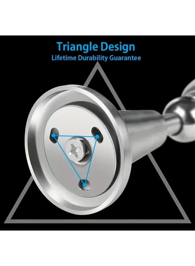 2Pcs Magnetic Door Stoppers Stainless Steel No Drill Wall Floor Mount Strong Hold - Image 3