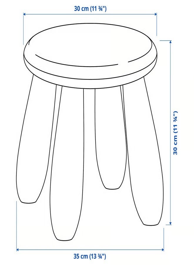 Generic Children's stool, in/outdoor/yellow  - Image 2