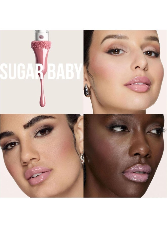 Huda Huda Beauty Faux Filler Lip Gloss SUGAR BABY - Image 3