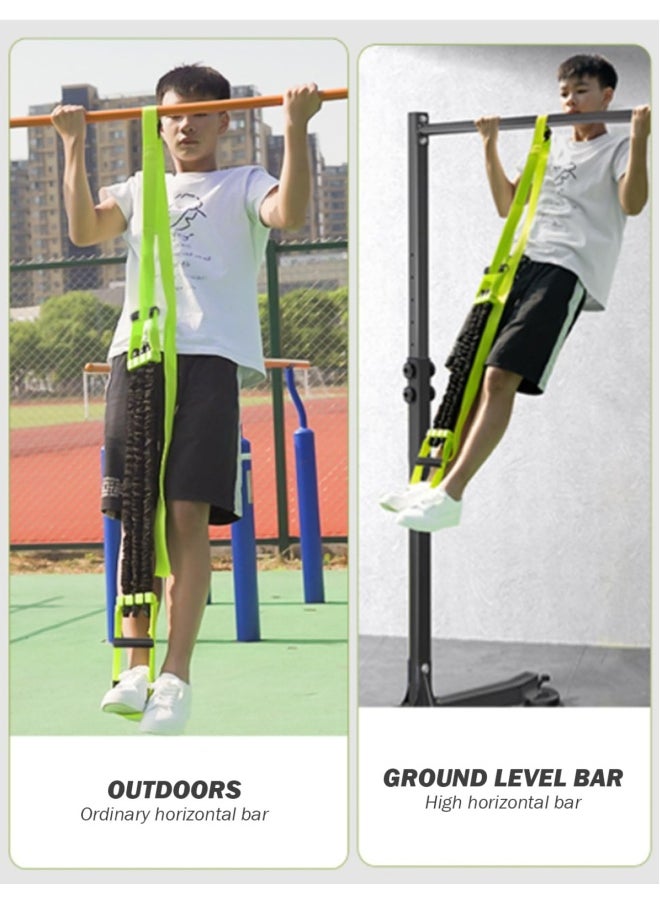 Generic Pull Up Assistance Bands, Elastic Adjustable Strength Training Resistance Band, Anti-Slip Heavy Duty Chin Up Exercise Pull Up Assist Bands, Green  - Image 3