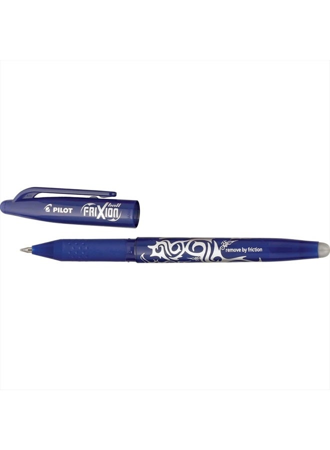 PILOT FriXion Ball 0.7mm Erasable Gel Pens, Fine Point, Blue Ink, Pack Of 6 - Image 3