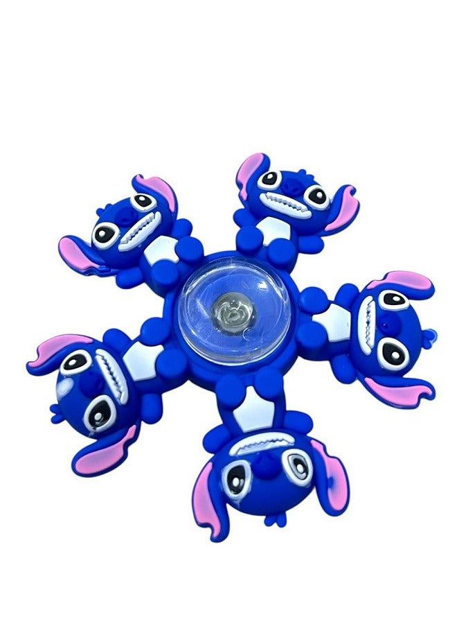 STITCH New Fidget Spinner Rapper - Spinner Stitch Stress Finger Toy Blue