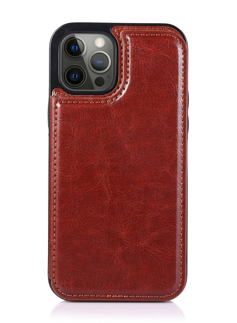 Suteni Leather Protective Back Cover Case Phone Case for iPhone - Image 1