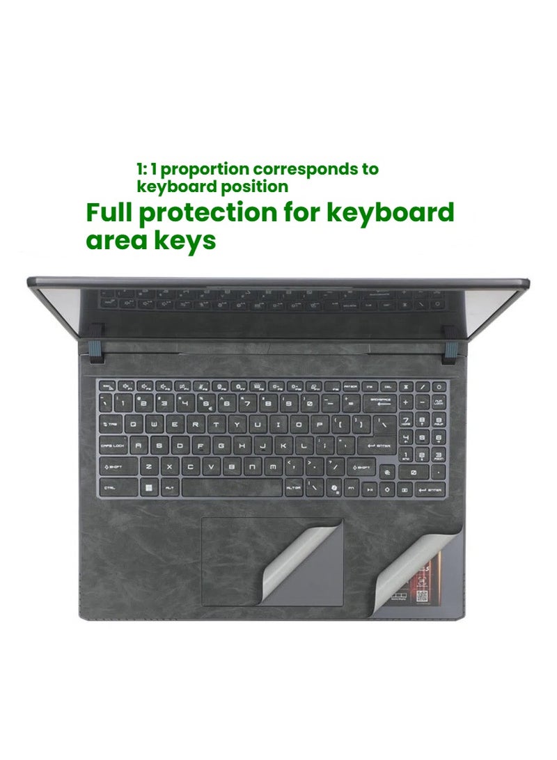 Laptop Sticker Sleeve for MSI Vector 16 HX AI 16 inch 2025, Laptop Scratch Resistant Stickers 3-Sided Laptop Film Laptop Film - Image 3