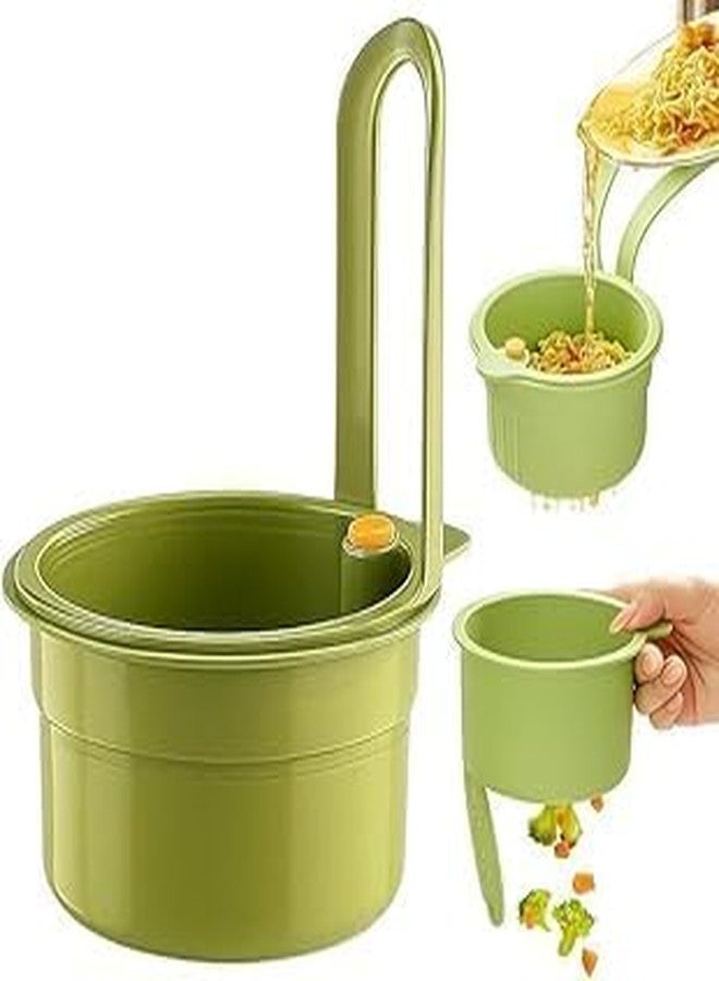 UMANATH Double Layer Kitchen Sink Drain Basket, Detachable Strainer with Food Waste Filter, Hanging Design, Easy Clean, Multi - Image 1