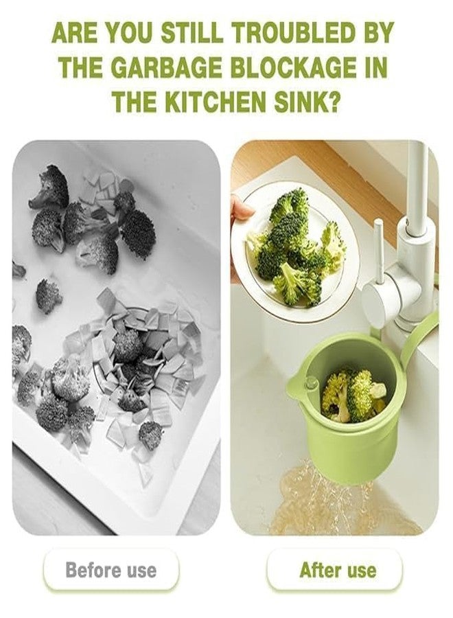 UMANATH Double Layer Kitchen Sink Drain Basket, Detachable Strainer with Food Waste Filter, Hanging Design, Easy Clean, Multi - Image 5