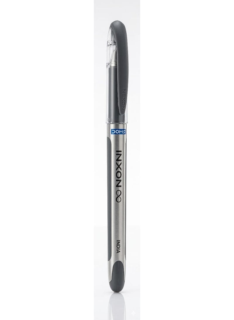 Doms Ball Pen – Inxon, (12 Black + 12 Blue) – 0.7mm Needle Tip – Smooth Writing - Image 3