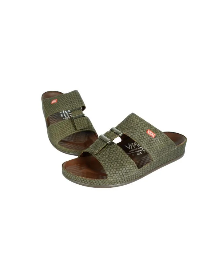 VITAL 148-1099 Vital Mens Vital - Country Sandals 09131B Olive