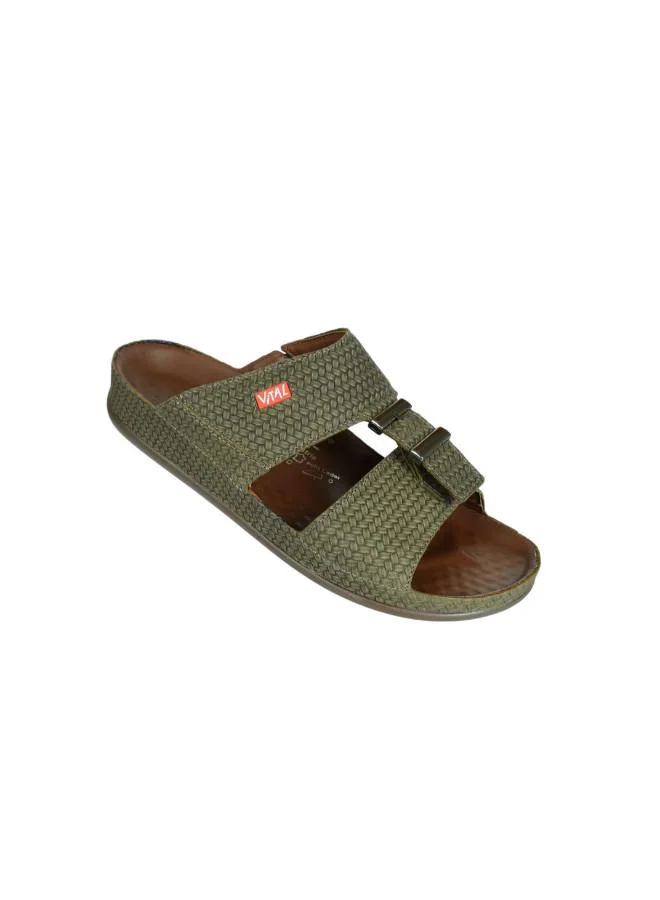 VITAL 148-1099 Vital Mens Vital - Country Sandals 09131B Olive