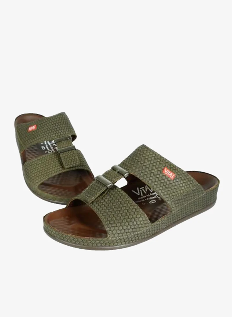 Vital Olive 148-1099 Vital Mens Vital - Country Sandals 09131B Olive for Men | Best Price UAE