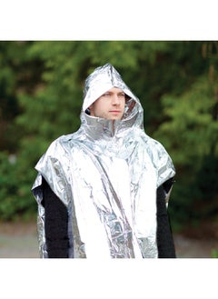 Coghlan's Polyethylene and Metalized Aluminium Emergency Survival Poncho Silver 10.16 x 15.24 x 3.04 cm 1390  - Image 3