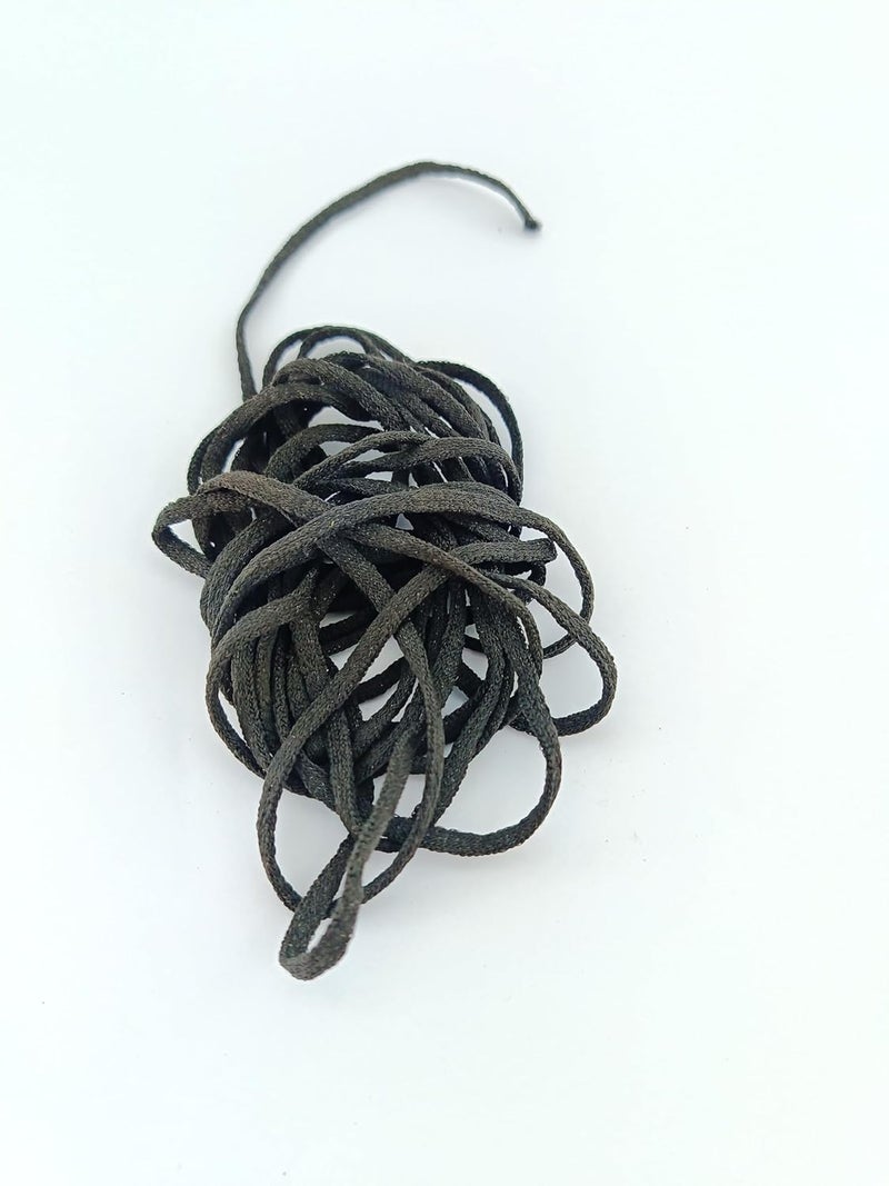 advancedestore 14 Width Black Elastic Roll 8 MTRPack of 1 Length for Mask Making Crafting Tailoring DIY Purpose High Elasticity Elastic - Image 1