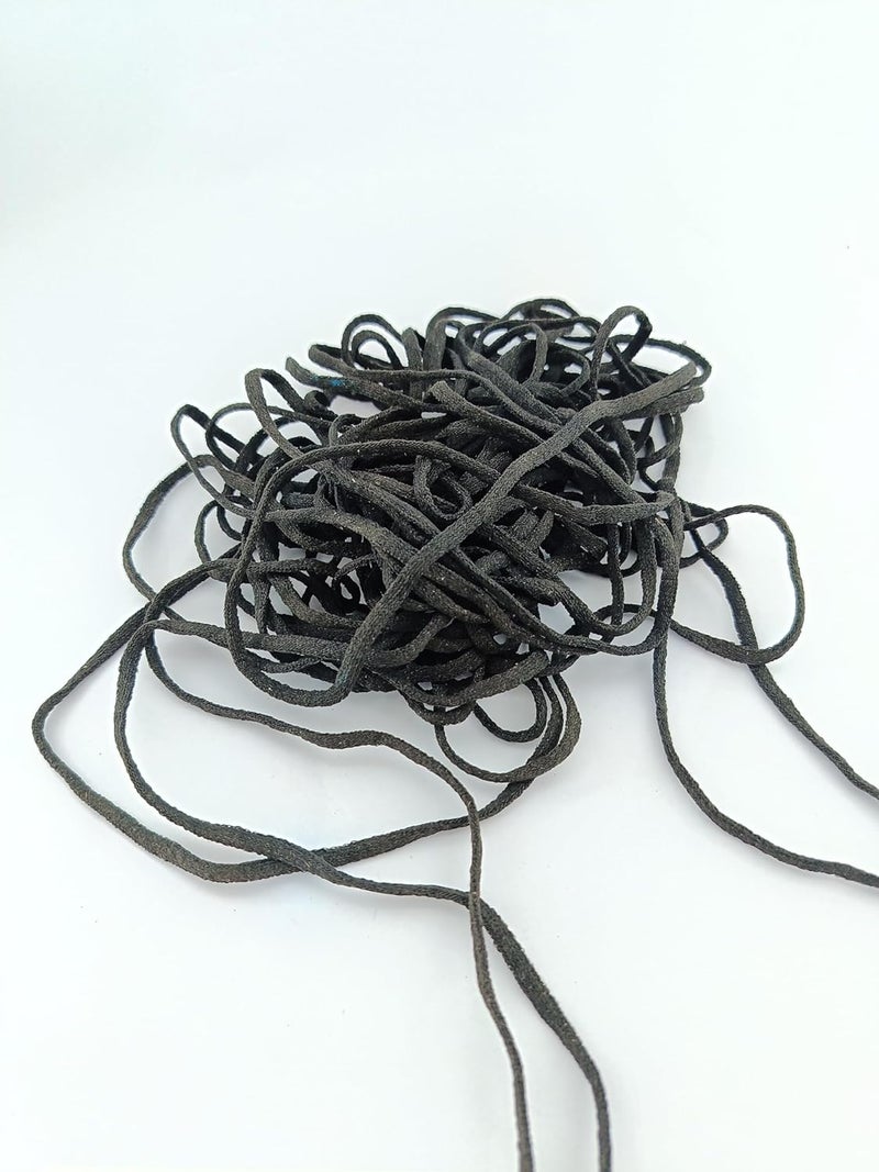 advancedestore 14 Width Black Elastic Roll 8 MTRPack of 1 Length for Mask Making Crafting Tailoring DIY Purpose High Elasticity Elastic - Image 3